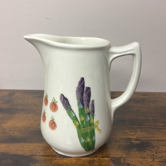 Spring Vegetable Pitcher Hartstone Pottery - Picture 3 of 7